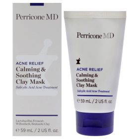 Acne Relief Calming and Soothing Clay Mask by Perricone MD for Unisex - 2 oz Mask Acne Relief Calming and Soothing Clay Mask by Perricone MD for Unisex - 2 oz Mask